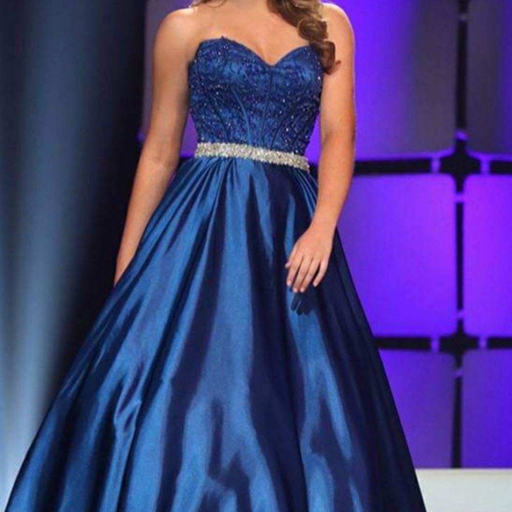 Royal Blue Sherri Hill Ball Gown